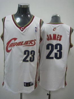 CAVALIERS 23 LEBRON JAMES white jerseys