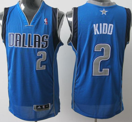 Revolution 30 Dallas Mavericks 2 Jason Kidd Light Blue Jersey
