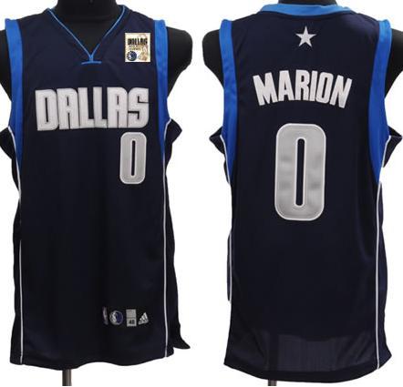 2011 NBA Champions Dallas Mavericks 0 Marion Dark Blue Jersey Cheap
