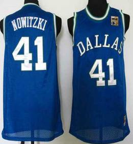 2011 NBA Champions Dallas Mavericks 41 Dirk Nowitzki Blue Jersey