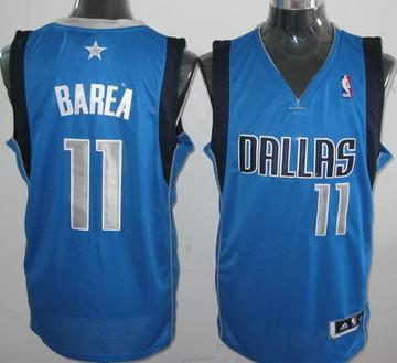 Dallas Mavericks 11 Barea Light Blue Jersey