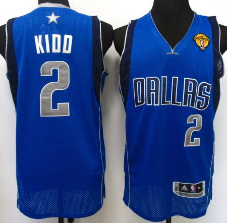 Dallas Mavericks 2 Jason Kidd Light Blue 2011 NBA Finals Jersey