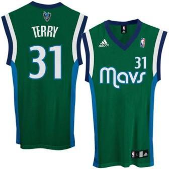 Dallas Mavericks 31 Jason Terry Green Jersey Cheap