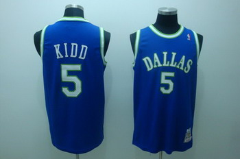 Dallas Mavericks 5 Kidd Blue Swingman Jerseys