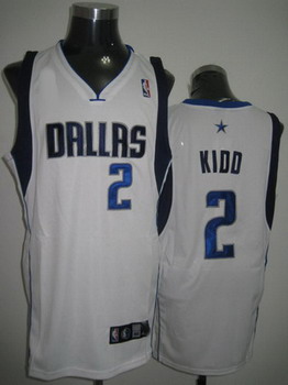 Dallas Mavericks 2 Jason Kidd white jerseys Cheap