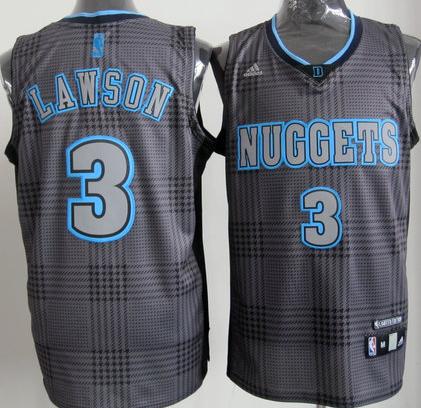 Denver Nuggets 3 Ty Lawson Grey Rhythm Fashion Swingman Jersey