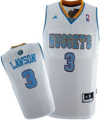 Denver Nuggets 3 Lawson White Revolution 30 Swingman NBA Jerseys