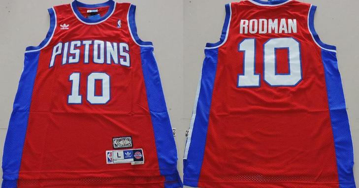 Detroit Pistons 10 Greg Monroe Red Revolution 30 NBA Jerseys