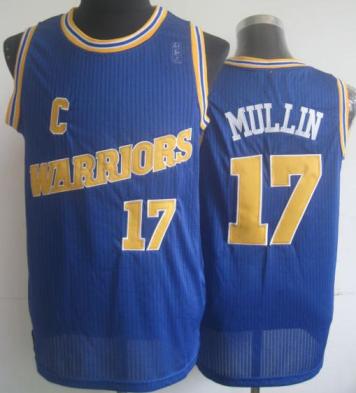 Golden State Warriors 17 Chris Mullin Blue Hardwood Classics Revolution 30 NBA Jerseys Cheap