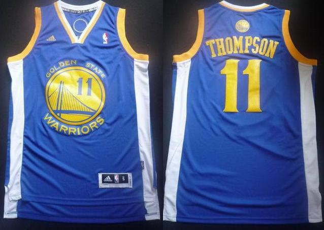 Golden State Warriors 11 Klay Thompson Blue Revolution 30 Swingman NBA Jerseys Cheap