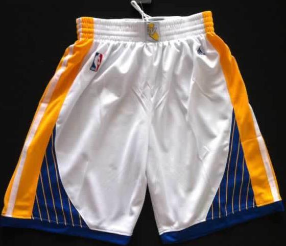 Golden State Warriors White Revolution 30 Swingman NBA Shorts Cheap