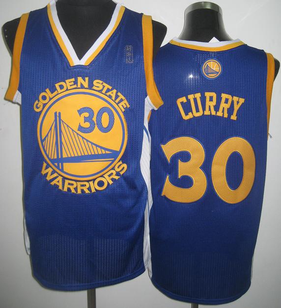Golden State Warriors 30 Stephen Curry Blue Revolution 30 NBA Basketball Jerseys Cheap