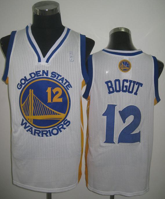 Golden State Warriors 12 Andrew Bogut White Revolution 30 NBA Jerseys