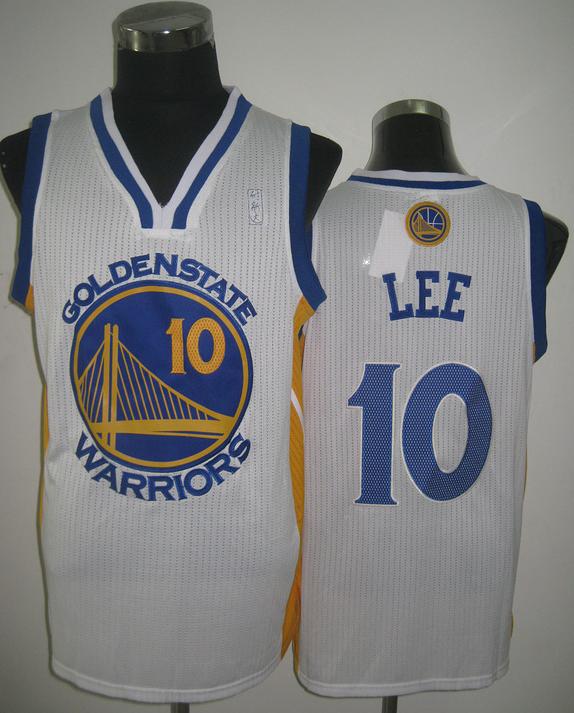 Golden State Warriors 10 David Lee White Revolution 30 NBA Jerseys
