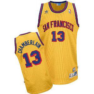 San Francisco Warriors 13 Wilt Chamberlain Yellow Soul Swingman Jersey Cheap