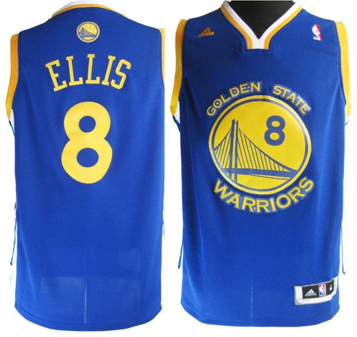 Revolution 30 Golden State Warriors 8 Monta Ellis Blue Swingman Jersey