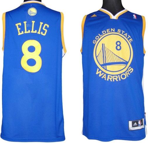 Golden State Warriors 8 Ellis Blue Jersey