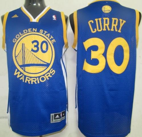 Golden State Warriors 30 Curry Blue Jersey new style