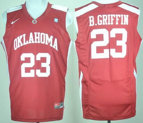 Oklahoma Sooners 23# Blake Griffin Red College Basketball Jersey