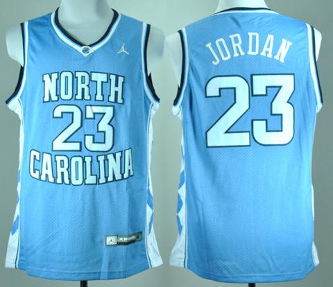 North Carolina 23 Michael Jordan Blue College Basketball NCAA Jersey Cheap