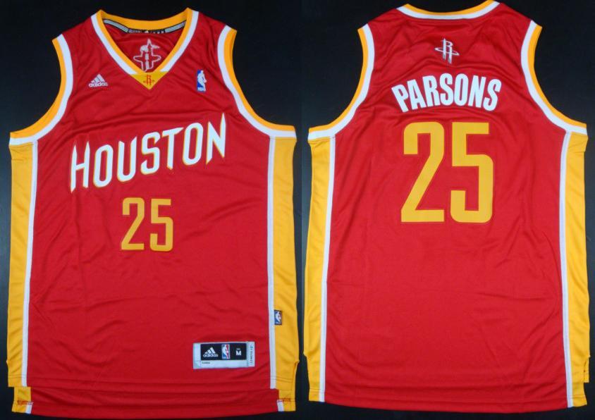 Houston Rockets 25 Chandler Parsons Red Throwback Revolution 30 Swingman NBA Jerseys