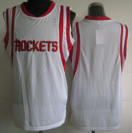 Houston Rockets Blank White Revolution 30 NBA Jerseys
