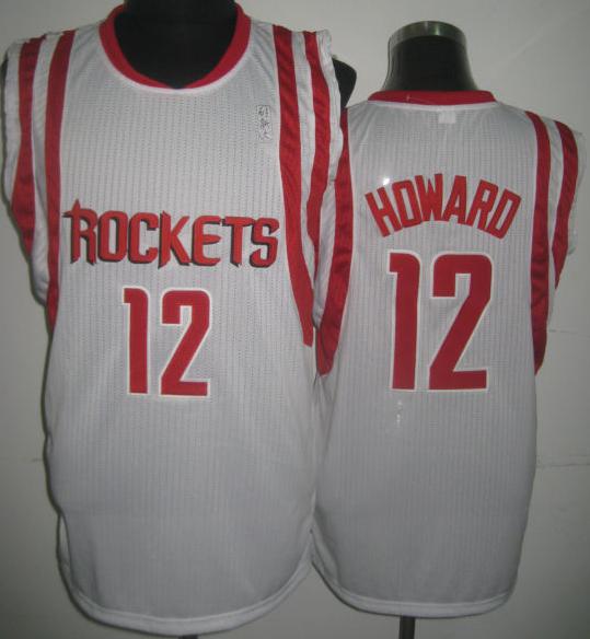 Houston Rockets 12 Dwight Howard White Revolution 30 NBA Jerseys Cheap