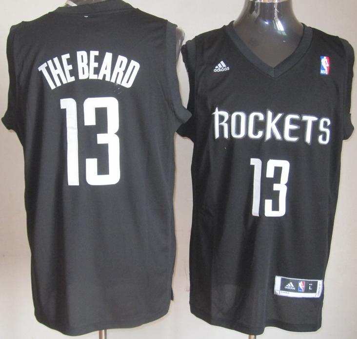 Houston Rockets 13 James Harden The Beard Fashion Swingman Black NBA Jerseys Cheap
