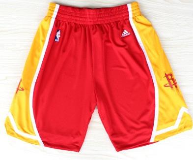 Houston Rockets Red Throwback Revolution 30 Swingman NBA Short