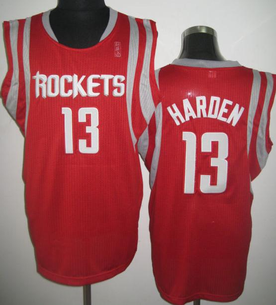 Houston Rockets #13 James Harden Red Revolution 30 NBA Jerseys Cheap