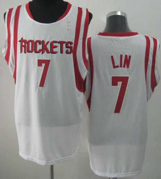 Houston Rockets 7# Jeremy Lin White Revolution 30 NBA Jerseys Cheap