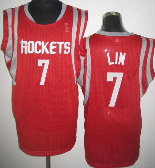 Houston Rockets 7# Jeremy Lin Red Revolution 30 NBA Jerseys Cheap