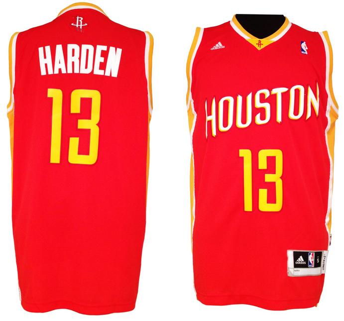 Houston Rockets #13 James Harden Revolution 30 Swingman Red Throwback NBA Jersey Cheap