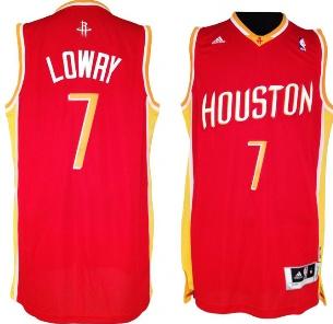Houston Rockets 7# Kyle Lowry Revolution 30 Swingman Road Jersey Cheap