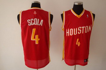 Houston Rockets 4 SCOLA red SWINGMAN jerseys Cheap