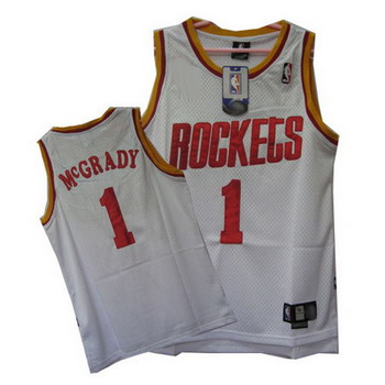 Houston Rockets T-MAC 1 white jerseys Cheap
