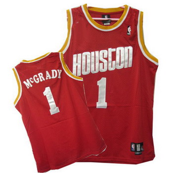 Houston Rockets T-MAC 1 red jerseys Cheap