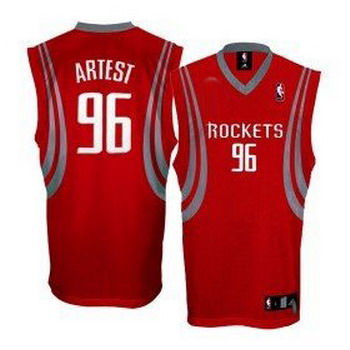 Houston Rockets Ron Artest 96 red jersey Cheap