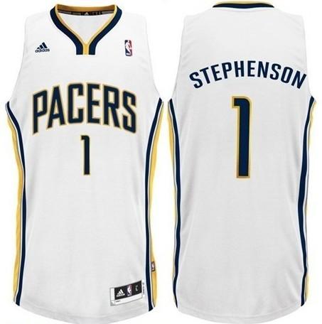 Indiana Pacers 1 Lance Stephenson White Revolution 30 Swingman NBA Jersey