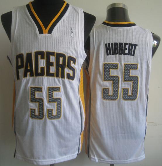 Indiana Pacers 55 Roy Hibbert White Revolution 30 NBA Jerseys