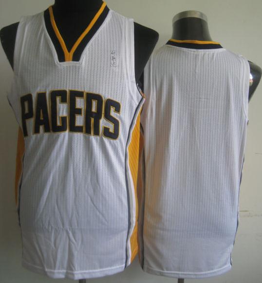 Indiana Pacers Blank White Revolution 30 NBA Jerseys Cheap