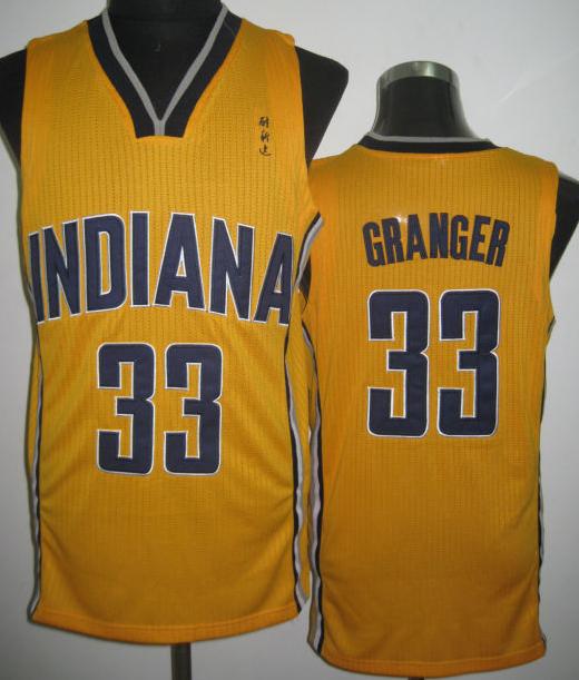 Indiana Pacers 33# Danny Granger Yellow Revolution 30 NBA Jerseys Cheap