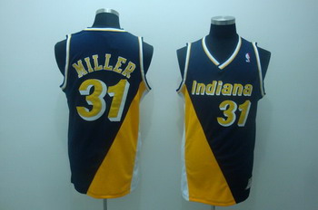 Indiana Pacers 31 Miller Dark Blue Swingman Jerseys Cheap