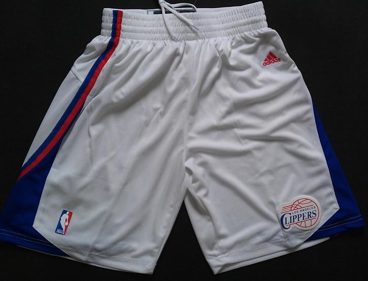 Los Angeles Clippers White Revolution 30 Swingman NBA Shorts Cheap