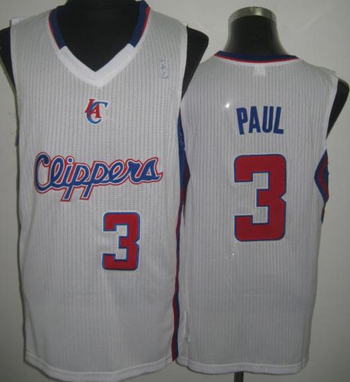 Los Angeles Clippers 3 Chris Paul White Revolution 30 NBA Jerseys Cheap