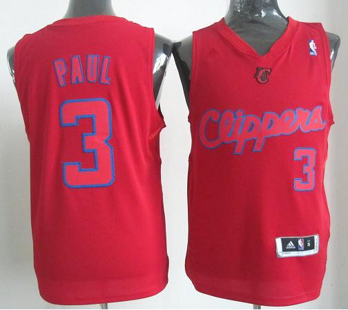 Los Angeles Clippers #3 Chris Paul Red Revolution 30 Swingman NBA Jerseys Christmas Style Cheap