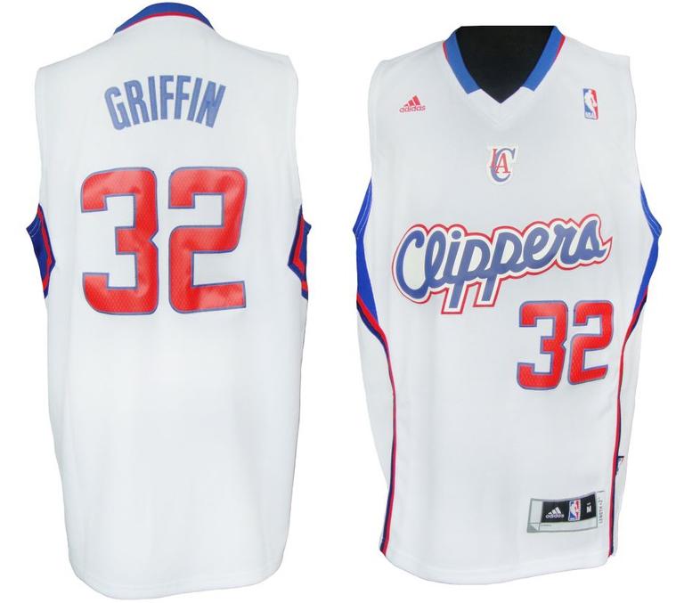 Revolution 30 Los Angeles Clippers 32 Blake Griffin White Swingman Jersey Cheap