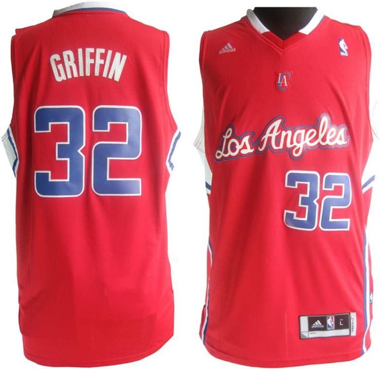Los Angeles Clippers 32 Griffin Red Jersey New Style Cheap