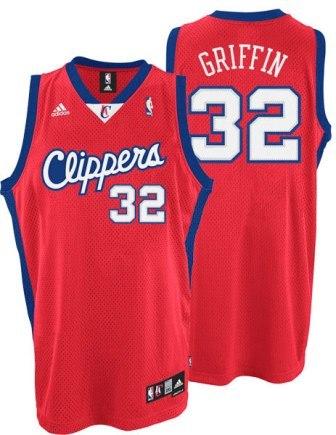Los Angeles Clippers 32 Griffin Red Jersey Cheap