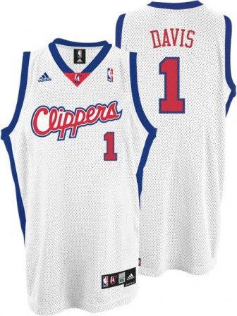 Los Angeles Clippers 1 Baron Davis Swingman white Jersey Cheap